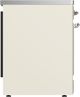 Ilve® Majestic III 30" Antique White Pro Style Induction Range with Triple Glass Door and Chrome Trim-4