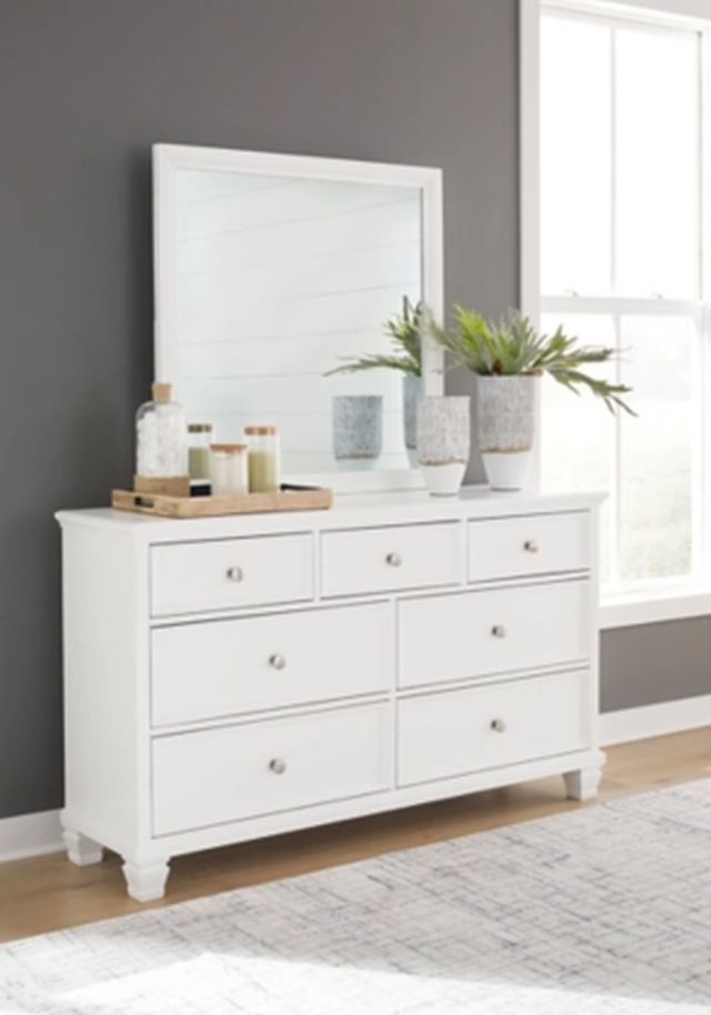 Signature Design by Ashley® Fortman White Dresser and Mirror-2