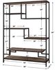 Uttermost® Sherwin Aged Black Etagere-2