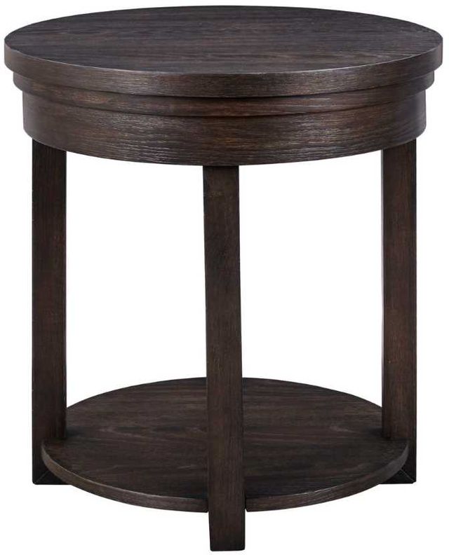 Liberty Furniture Weston Peppercorn Round End Table-3