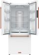 Thor Kitchen Gordon Ramsay Series 30" White French Door Counter Depth Refrigerator with Rose Gold Hardware-1