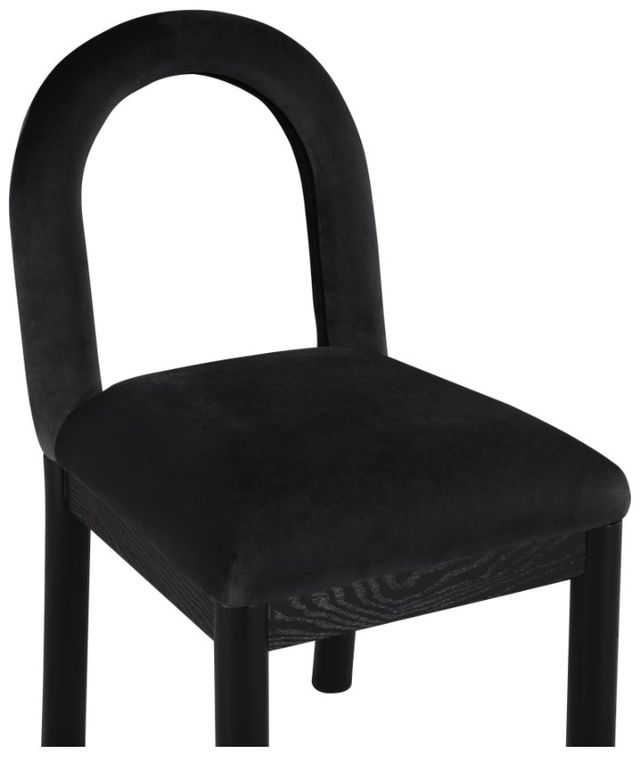 Meridian Furniture Conrad Black Upholstered Dining Chair-4