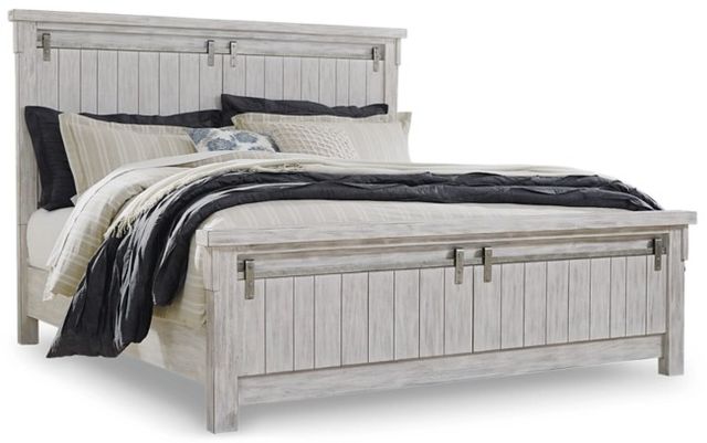 Signature Design by Ashley® Brashland 3-Piece White Queen Panel Bed Set-1