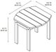 Linon Adirondack White Wooden Outdoor End Table-2