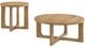 Coaster® Kessler 2-Piece Light Oak Coffee Table Set-0