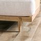 Furniture of America® Alesund Beige/Light Oak Loveseat-4