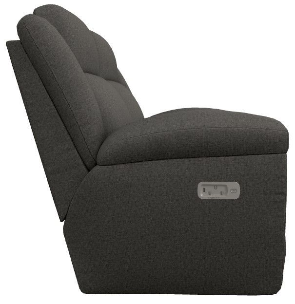 La-Z-Boy® Joel Charcoal Power Reclining Loveseat with Headrest and Lumbar-2