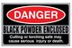 Liberty Safe Black Powder Enclosed Sticker-0