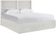 Universal Explore Home™ Oasis White Sandblasted Quartered Pine Shoreline Panel Storage King Bed-2