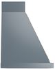 Ilve® Nostalgie II Noblesse 30'' Blue Gray Wall Mounted Range Hood with Brass Trim-2