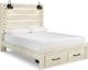 Signature Design by Ashley® Cambeck 5-Piece Whitewash Queen Panel Bed Set-1
