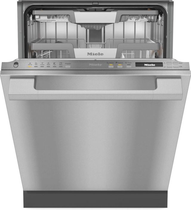 Miele 24" Stainless Steel Top Control Built In Dishwasher -0