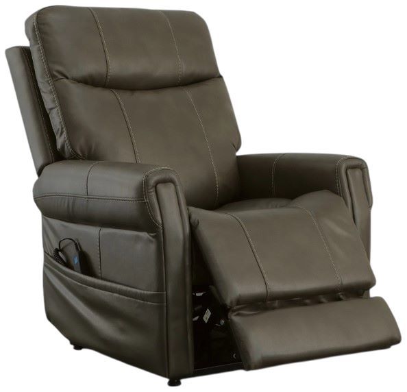Flexsteel® Jenkins Brown Power Lift Recliner with Power Headrest and Lumbar-1