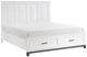 Homelegance® Garretson Metallic Gray/White Eastern King Panel Bed with Footboard Storage-1