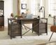 Sauder® Steel River® Carbon Oak® Desk-3