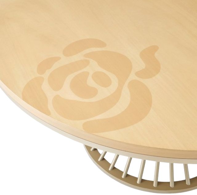 Michael Amini® Camellia Field Caramel Round Dining Table-4
