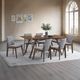 ACME Furniture Kaela 2-Piece Gray/Walnut Side Chair Set-2
