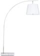 Currey & Company Cloister Brushed Nickel/Off-White Floor Lamp-3