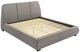 Coaster® Mokena Taupe Queen Upholstered Platform Panel Bed-1