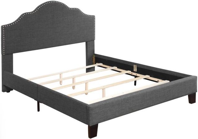 Emerald Home Madison Charcoal Queen Upholstered Panel Bed-3