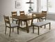Crown Mark Everly Brown/Gray Upholstered Dining Chair-1