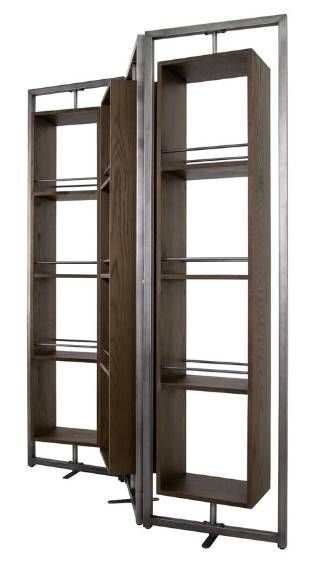 YHD Ammira Dark Brown Large Screen Shelf-2