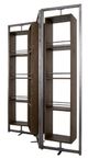 YHD Ammira Dark Brown Large Screen Shelf-2