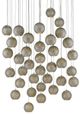 Currey & Company Giro Multi-Drop Painted Silver Pendant Lighting-0