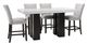 Steve Silver Co. Artemis 5-Piece Black/Gray/White Counter Height Dining Set-2