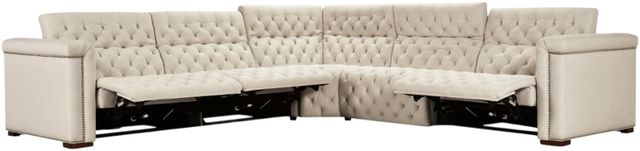 Hooker® Furniture SS Savion Deux 5-Piece Aries Beach L-Shape 4-Power Reclining Sectional with 6-Power Headrest-1