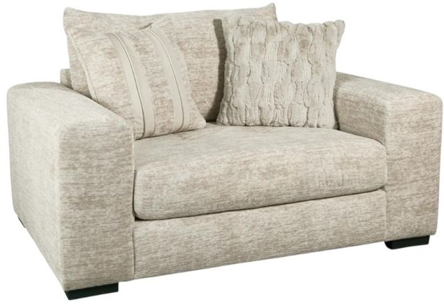 Albany Industries 2-Piece Galactic Parchment Sofa and Chair and Half Set-1