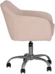 Linon Coco Pink Cord Office Chair-3