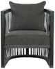 Hooker® Furniture CC Wilde Charred Black-Lovegood Kohl Club Chair-1