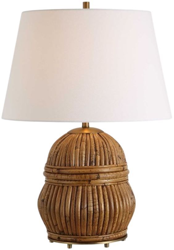 Uttermost® Reed Warm Honey Table Lamp-3