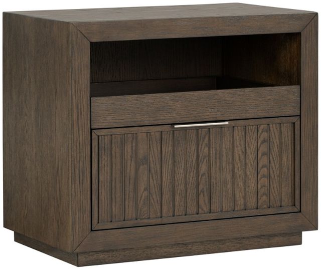 Flexsteel® Athens Chocolate Brown Open Nightstand-0