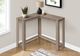 Monarch Specialties Inc. Dark Taupe 36" Corner Console Table-3