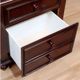 Furniture of America® Olivia Dark Walnut Nightstand-1