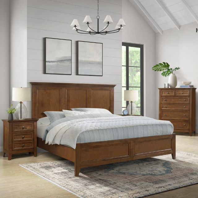 Intercon San Mateo Tuscan Queen Standard Panel Bed-1