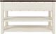 Jofran Inc. Madison County Barnwood Console Table with Vintage White Base-4