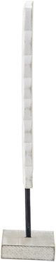 A & B Home Set Of 2 Antique White Table Decor-4
