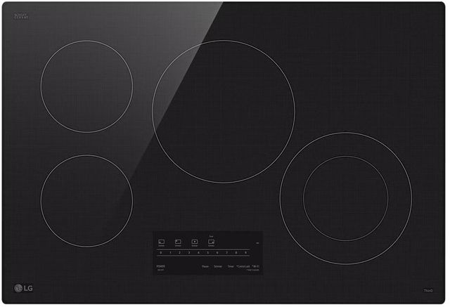 LG 30" Black Smart Electric Cooktop-0
