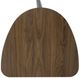 Liberty Furniture Space Savers Satin Walnut Triangle Dining Table-4