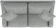 La-Z-Boy® Charlie Silver Full Sleep Sofa-5