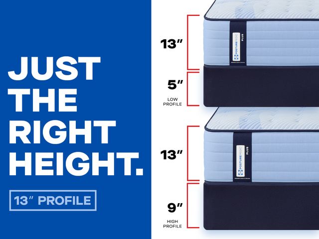 Sealy® Posturepedic® Plus Keyport 13" Wrapped Coil Ultra Firm Tight Top Twin XL Mattress-3