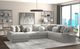 Jackson Furniture Canyon 4-Piece Gray/Platinum/Zinc Left-Arm Facing Sectional-1