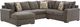Signature Design by Ashley® Larson Levee 3-Piece Espresso Sectional-0