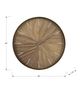 Monarch Specialties Inc. Brown 20" Wall Clock-2