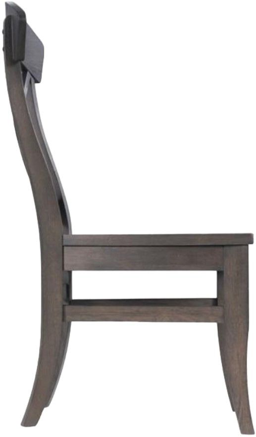 Riverside Furniture Harper 2-Piece Matte Black X-Back Dining Side Chair Set-3