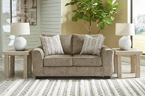 Benchcraft® Olin Chocolate Loveseat-4