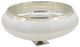A & B Home Silver/White Bowl-0